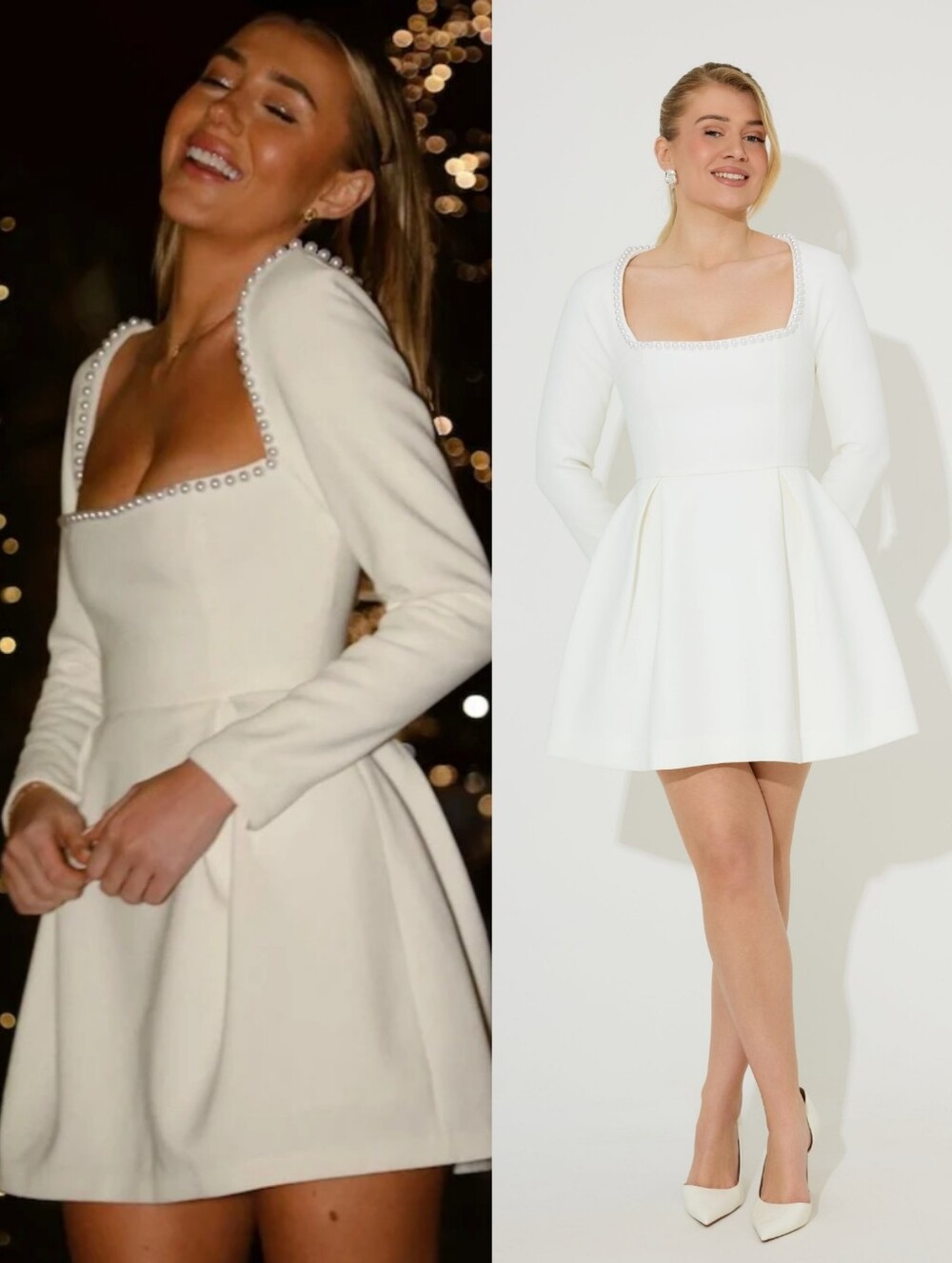 Odd Muse Ultimate Muse Pearl Dress White Medium Bridal
